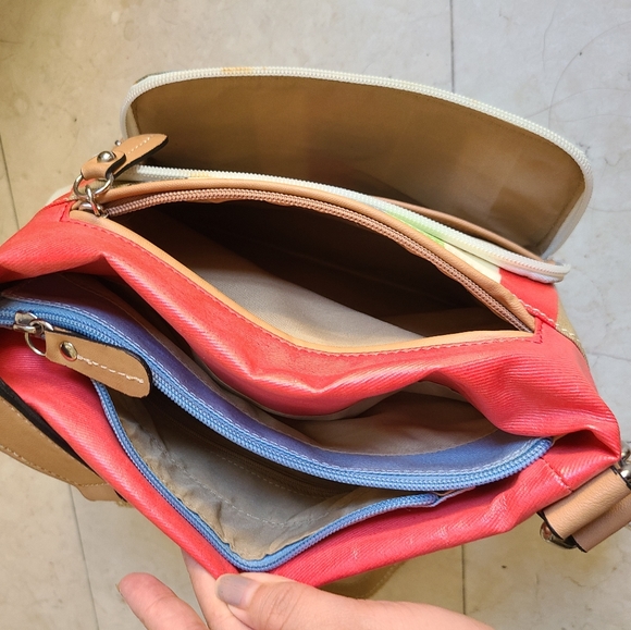 Giani Bernini multicolored striped adjustable bag - Picture 6 of 15